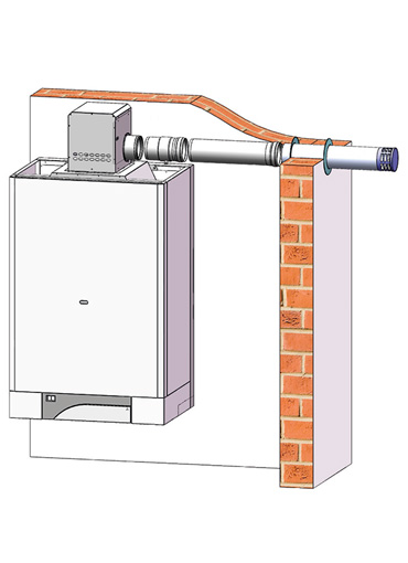 Димовидалення 1x ø 100 - TRIO 90 T